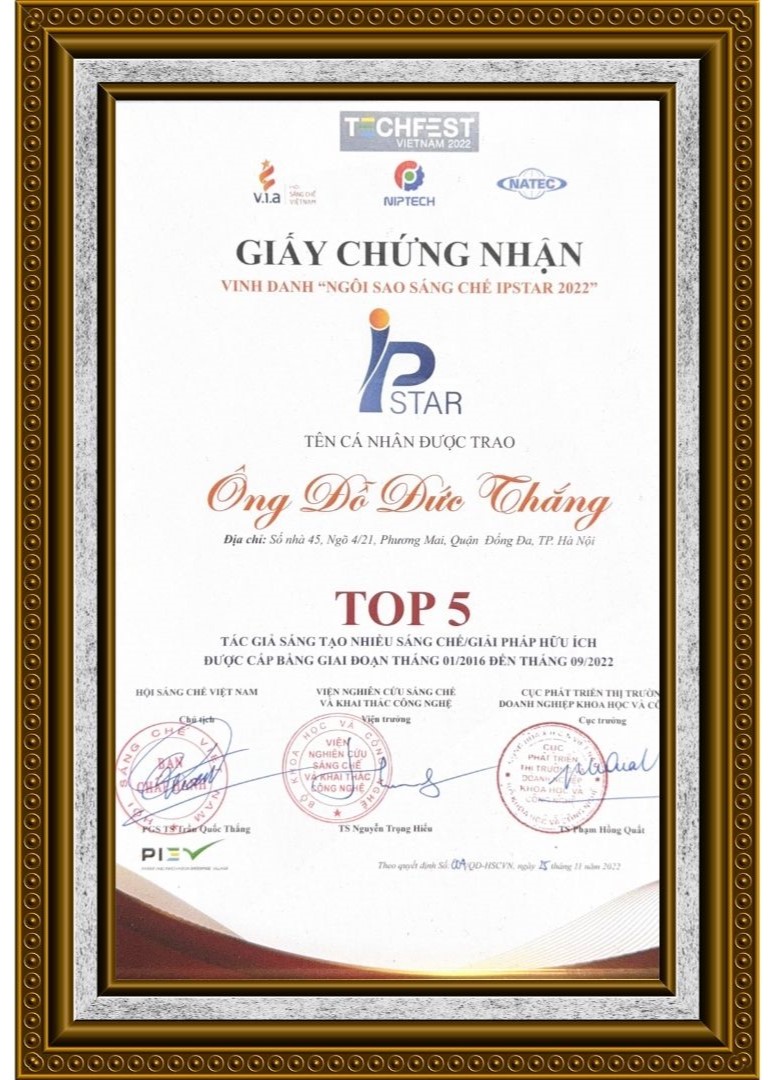 NGÔI SAO SÁNG CHẾ IPSTAR 2022