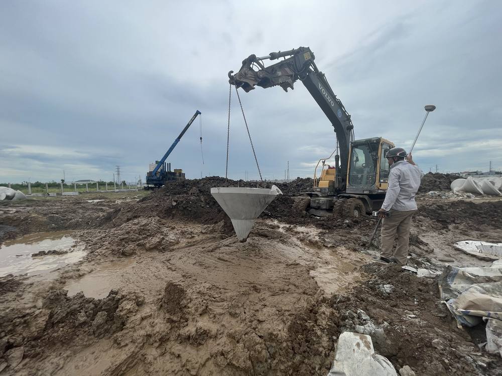 Thi công VTopbase tại Trung tâm công nghiệp Novaon Taseco - Ninh Bình